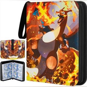 Pokémon Card Binder 400 Cards Capacity with 50 Removable Sleeves